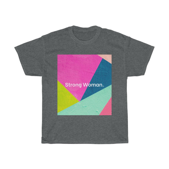 Abstract Strong Woman Cotton Tee